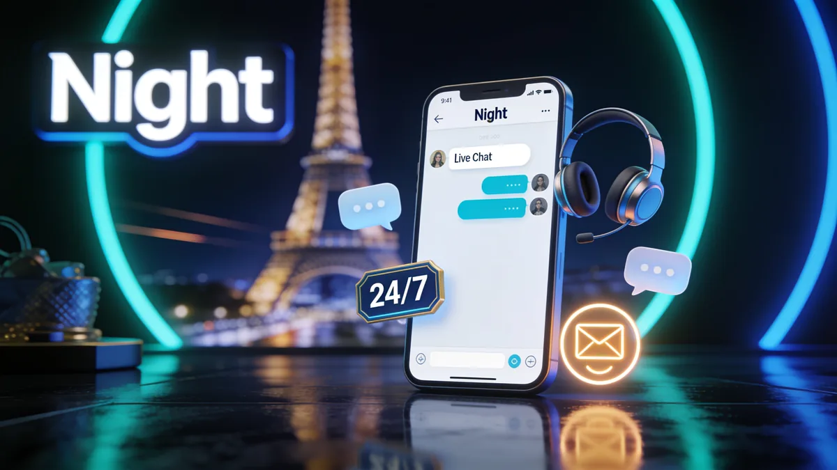 Réinitialisation du mot de passe — night casino en France